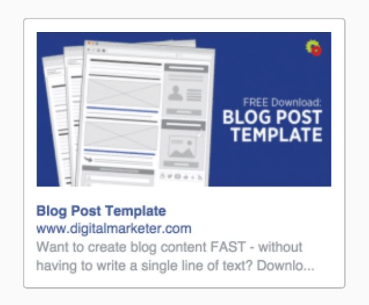 Digital Marketer Website Right Column Facebook Ad - How to Create a Facebook Ad Campaign