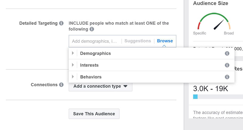 Facebook Audiences Image 2 - How to Create a Facebook Ad Campaign