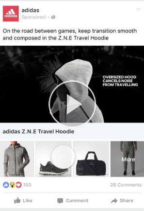 Facebook Collection Ad Example Image - How to Create a Facebook Ad Campaign