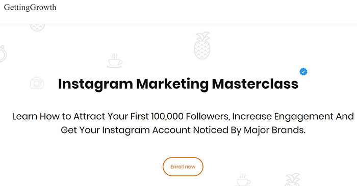 Landing Page Example - Instagram Growth Agency