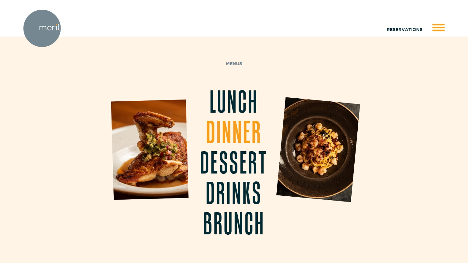 Simplified Menu Access | Meril by Emeril Lagasse Project